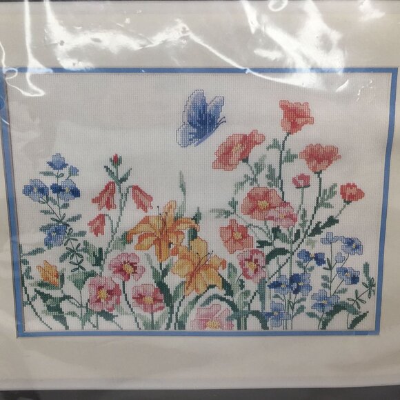 Dimensions No Count Cross Stitch Karen Avery A Breath of Spring 14"x10" Floral - Picture 2 of 6